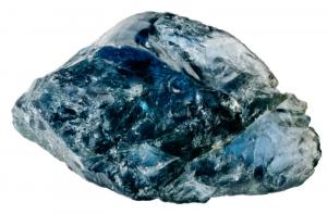 Essência de pedra preciosa safira azul