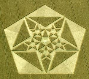 69.) Star Pentagram, Green St., Avebury, UK (2003)